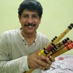 Artist with our flute