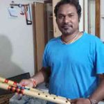 Artist with our flute